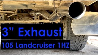 3" Exhaust Install - 1HZ 105 Landcruiser [Turbo Conversion Part 2]