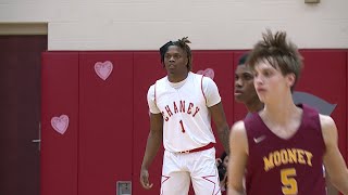 Hewlett leads Chaney to route of Cardinal Mooney