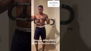 Arm Force Rod first time usage. Instagram Only_1will876
