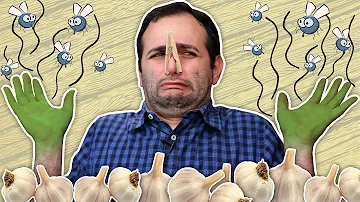 Como tirar o cheiro de alho das unhas?