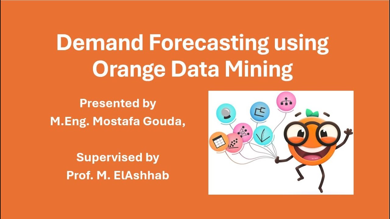 Demand Forecasting using Orange Data Mining شرح - YouTube