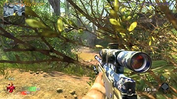 CoD Black Ops: TRIPLE Commentary! FFA - Sniping - Jungle (MP Gameplay)