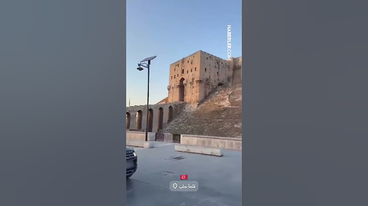 Halep Kalesi'ne Türk Bayrağı Asıldı