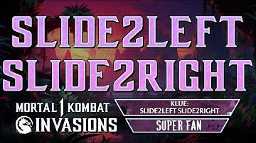 Slide2Left Slide2Right Klue Sun Do Festival | Mortal Kombat 1 Invasions Season 4