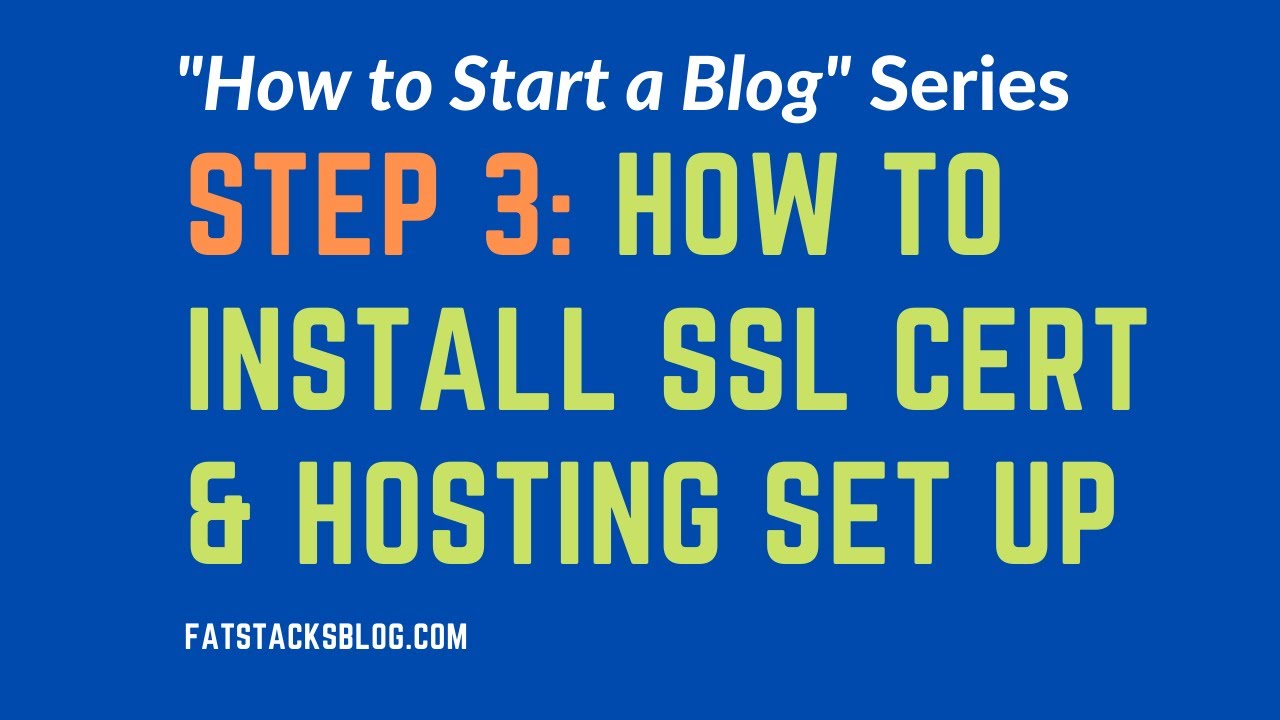 How to Add an SSL Certificate to Your WordPress Website and Final ...