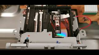 Exposed Sony Mini Disc Player Mechanism Load & Eject MDS JE470