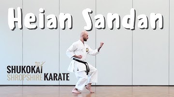 Heian Sandan - Front & Back View Shito Ryu Shukokai