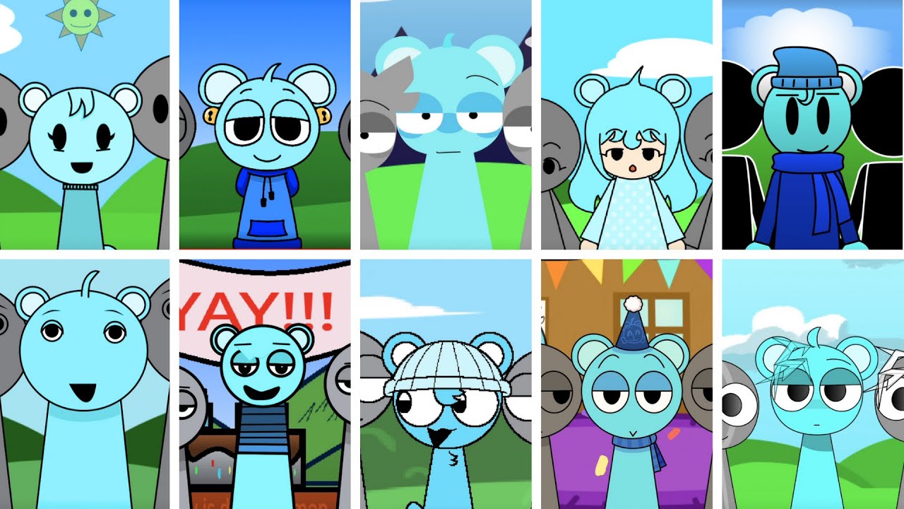 🩵Incredibox - Sprunki but ONLY SKY in ALL Different Mods🩵🩵