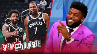 KD likes post saying Kyrie is more skilled than Curry – Wiley \& Acho | NBA | SPEAK FOR YOURSELF