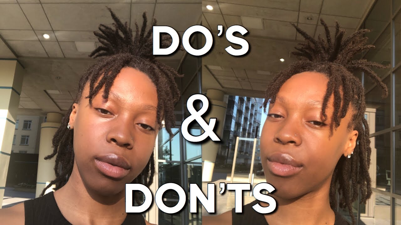 Starter Locs DOs and DON'Ts Tips For Starter Locs Loc Journey YouTube