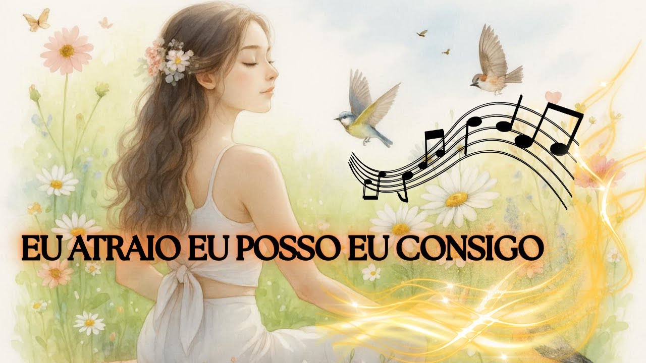 🎶 ✨ EU ATRAIO EU POSSO EU CONSIGO ✨ Tudo eu posso com Amor e GratIdão