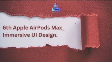 6th Apple AirPods Max_ Immersive UI Design.