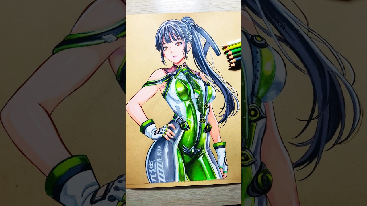 Stellar Blade Eve Drawing💚 