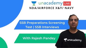 SSB Preparations Screening Test | SSB Interviews | SSB 2020 | Rajesh Pandey