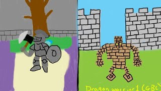 (Silent drawing a thumbnail) Two guardians of dragon warrior 1