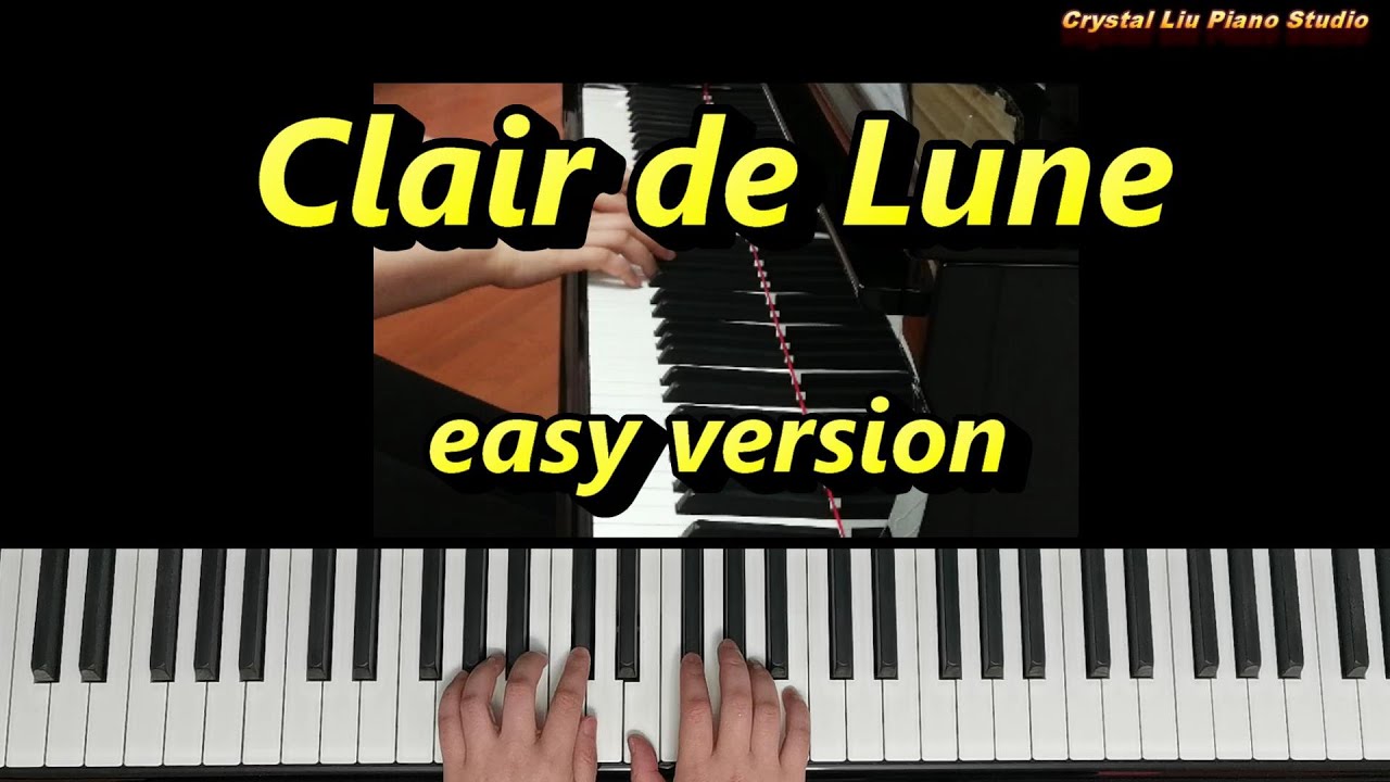 Clair de Lune, Easy Piano Sheet Music, Very Easy Collection 2, Piano