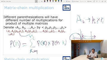 DP Matrix Chain Multiplying