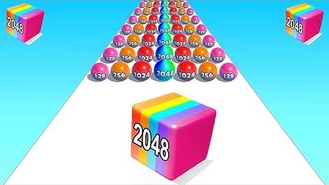 New Satisfying Mobile Game Ball Run Play 9999 Levels Tiktok Gameplay Walkthrough Android,iOS