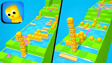 CUBE CROSS ALL LEVELS GAMEPLAY ANDROID,IOS (LEVELS 3-4)