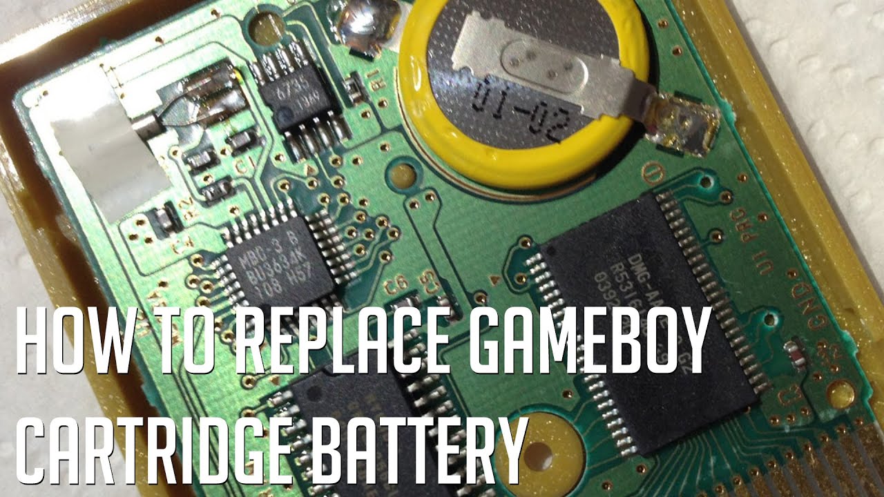 How To Replace A Gameboy Cartridge Battery And Reuse The Old Battery how-to-replace-a-gameboy-cartridge-battery-youtube