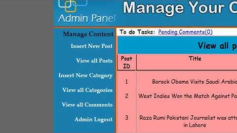 Working In The Admin Panel - Super Improved CMS & Website in PHP MySQL part 28 of 30
