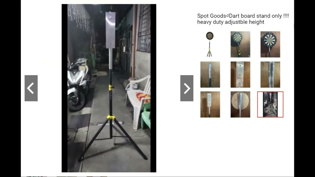 Do It Yourself Dart Board Stand