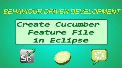 Cucumber BDD Framework part 4 -How to create cucumber feature file in eclipse