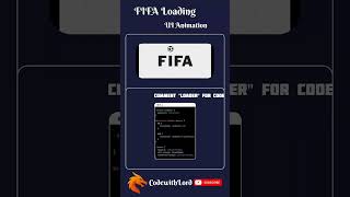 Create FIFA Logo Loading Animation Using HTML & CSS ⚽ | Awesome UI Animation Tutorial