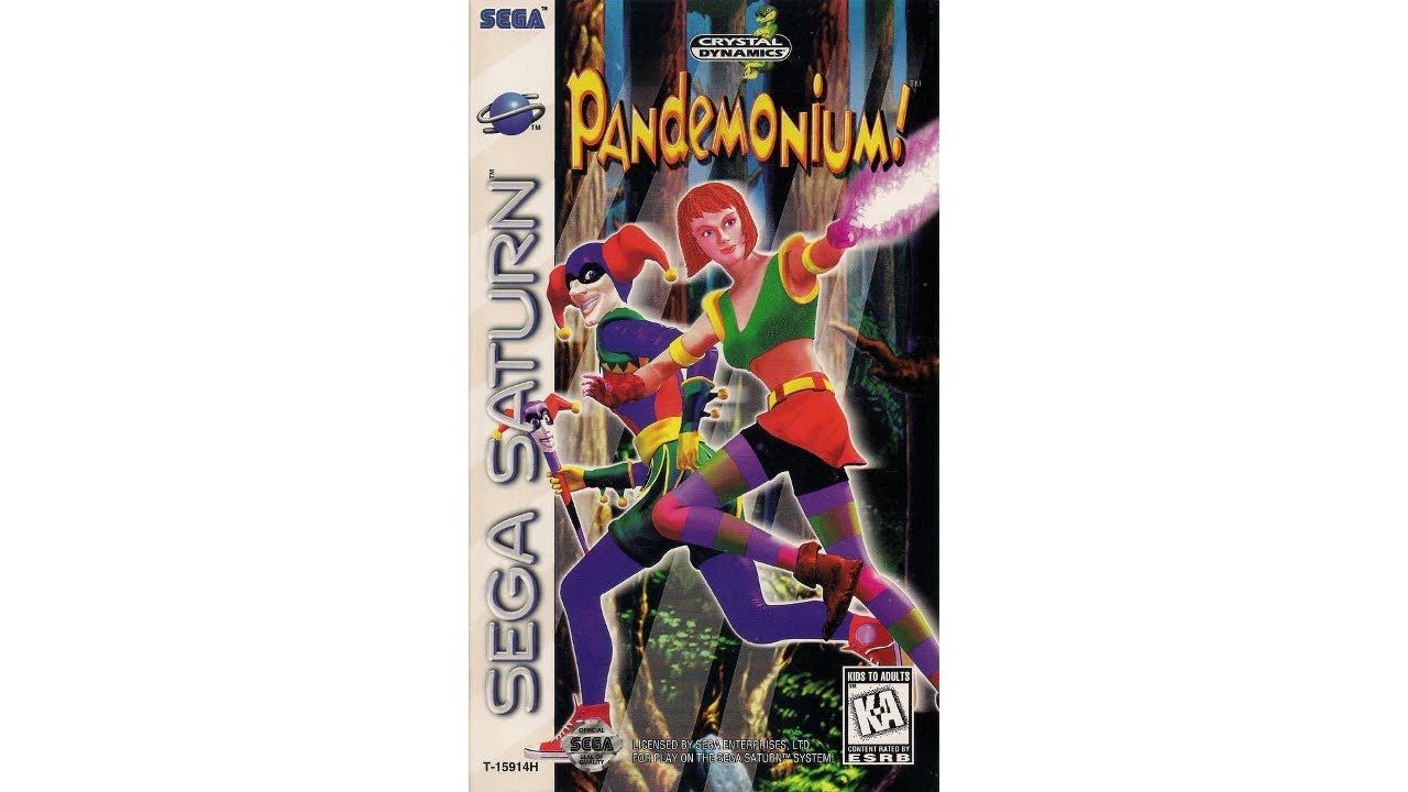Jeu Sega Saturn - Pandemonium (PAL FR) En Boîte Sans Notice, Bon état, Jeu De Plateforme