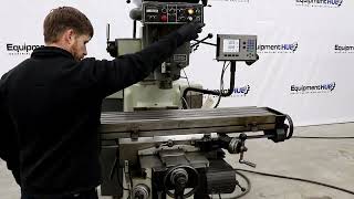 Bridgeport 4J Series II 11 x 58 Vertical Milling Machine, Acu-Rite DRO, Power Feeds