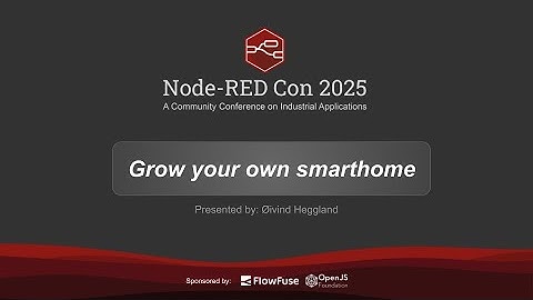 Grow your own Smart Home (try to keep the WAF factor) by Øivind Heggland