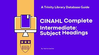 CINAHL Complete - Subject Headings