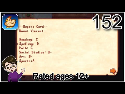 Let's Play Stardew Valley on iOS #152 - Report Cards and Stuff - YouTube