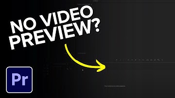 Premiere Pro Not Showing Video Preview? Here’s How to Fix It!