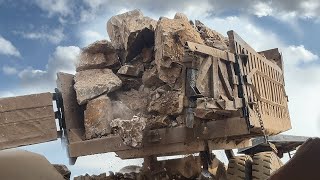 Big Rock Crusher Machine A Giant In Actionbig Rock Crushing A Powerful Process