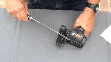 Kitchen Knife Sharpening using the Work Sharp Knife Sharpener