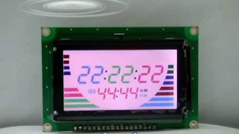 Winstar Display - FSC LCD Demo Video