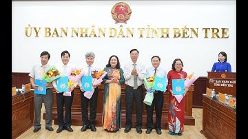 Công bố các Quyết định của UBND tỉnh về công tác cán bộ