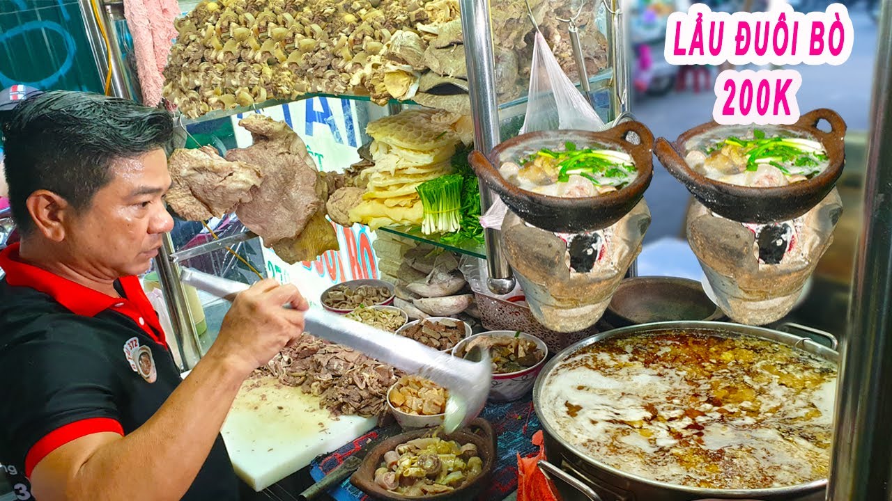 lau bo o dau ngon  Update 2022  Lẩu Đuôi Bò 200k | 25 năm nấu Nồi Đất Bếp Than hút khách ở Sài Gòn