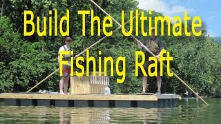 How to Build a Raft From Storage Bins - DIY fishing raft