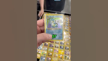 $1,000 1st Edition Blastoise Pokemon Card