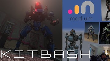 VR Adobe Medium Mech Kitbash 06