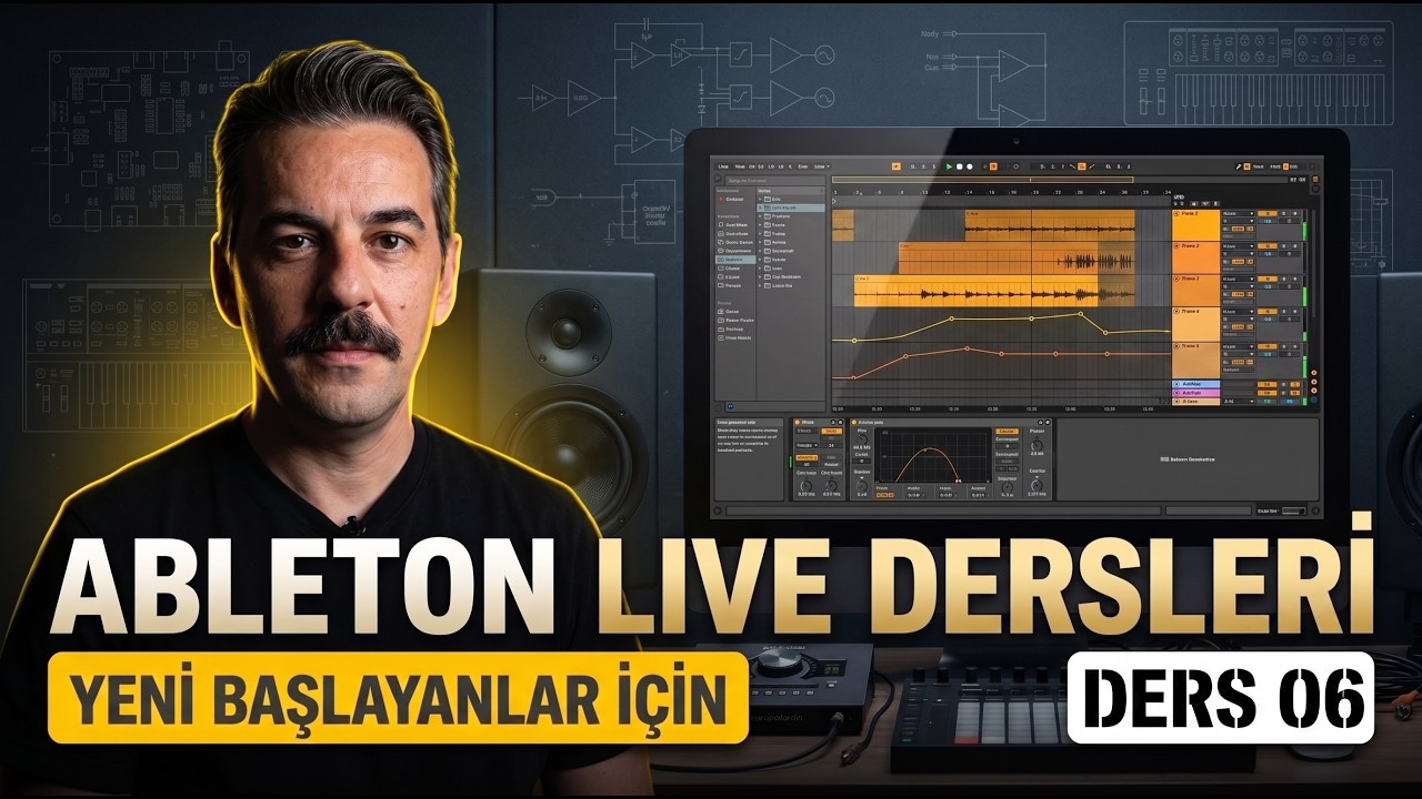 ABLETON LIVE DERSLERİ 6 (Yeni Başlayanlar İçin) Clip View ve Live Performans İşleyişi