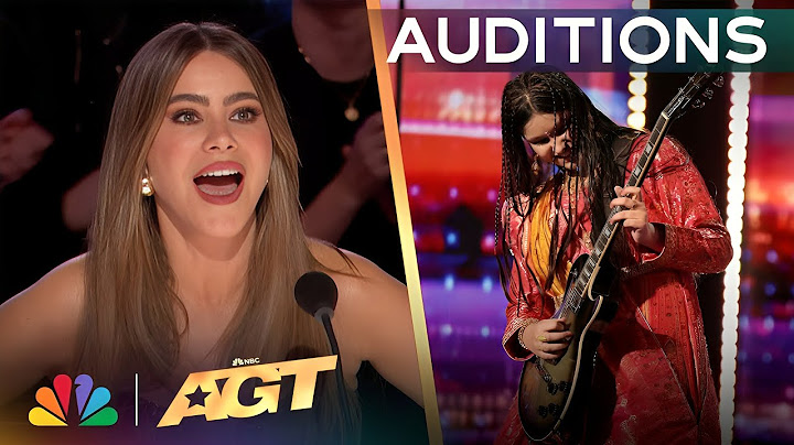 10-Year-Old Guitarist Maya Neelakantan Performs "Last Resort" | Auditions | AGT 2024