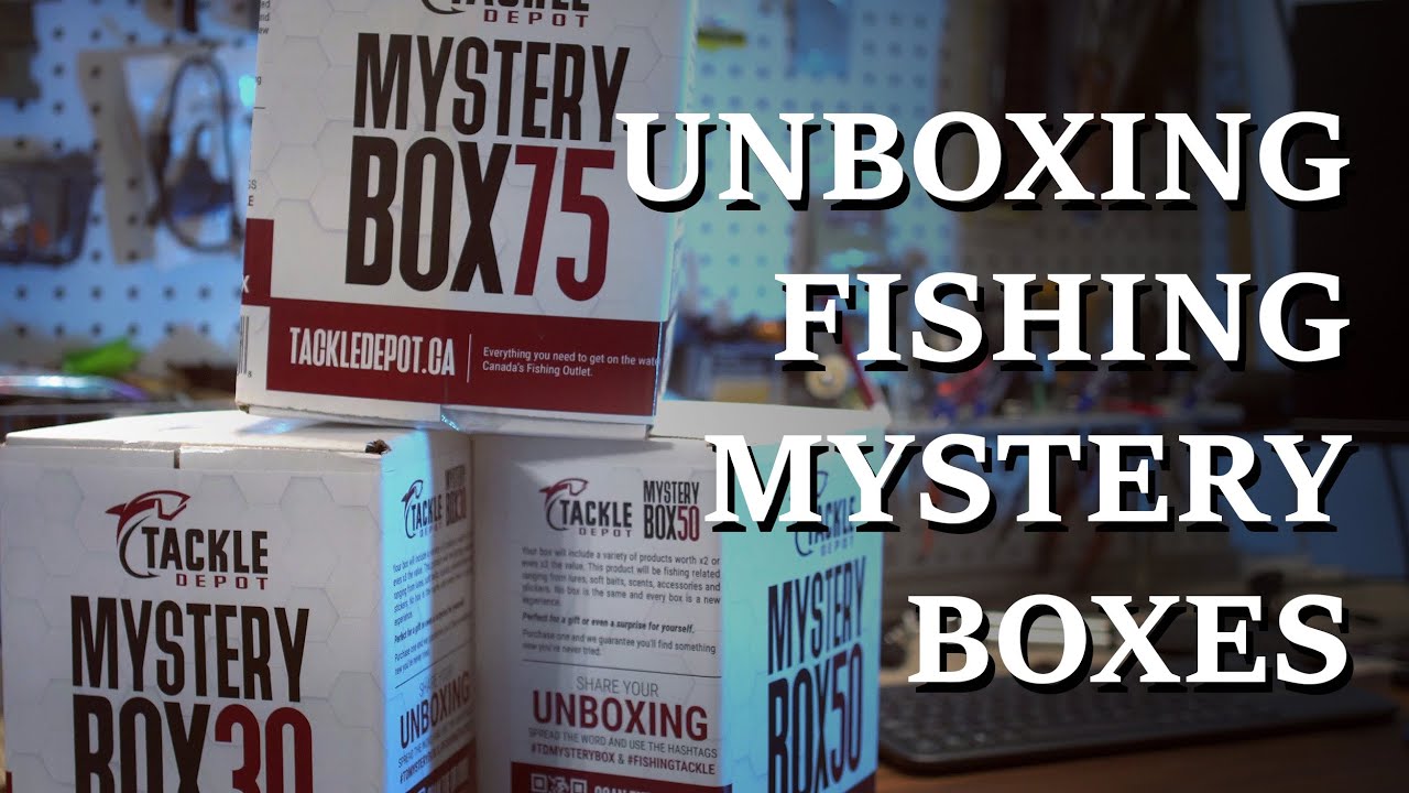 Fishing Mystery Box Unboxing ( All 3 boxes from Tackle Depot