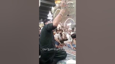 Mir Hasan Mir | 21 June 2023 | Najaf Ashraf Jashan Status By KarbaLa 92#shortsviral