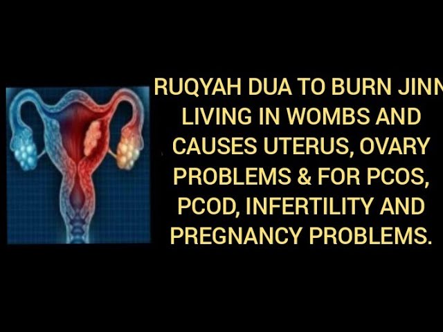 RUQYAH DUA TO BURN JINN LIVING IN WOMBS AND CAUSES UTERUS, OVARY PROBLEMS & FOR PCOS, PCOD, INFERTIL class=