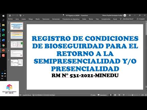 REGISTRO (01 ENERO) DE CONDICIONES DE BIO SEGURIDAD - PLATAFORMA SIMON-MINEDU