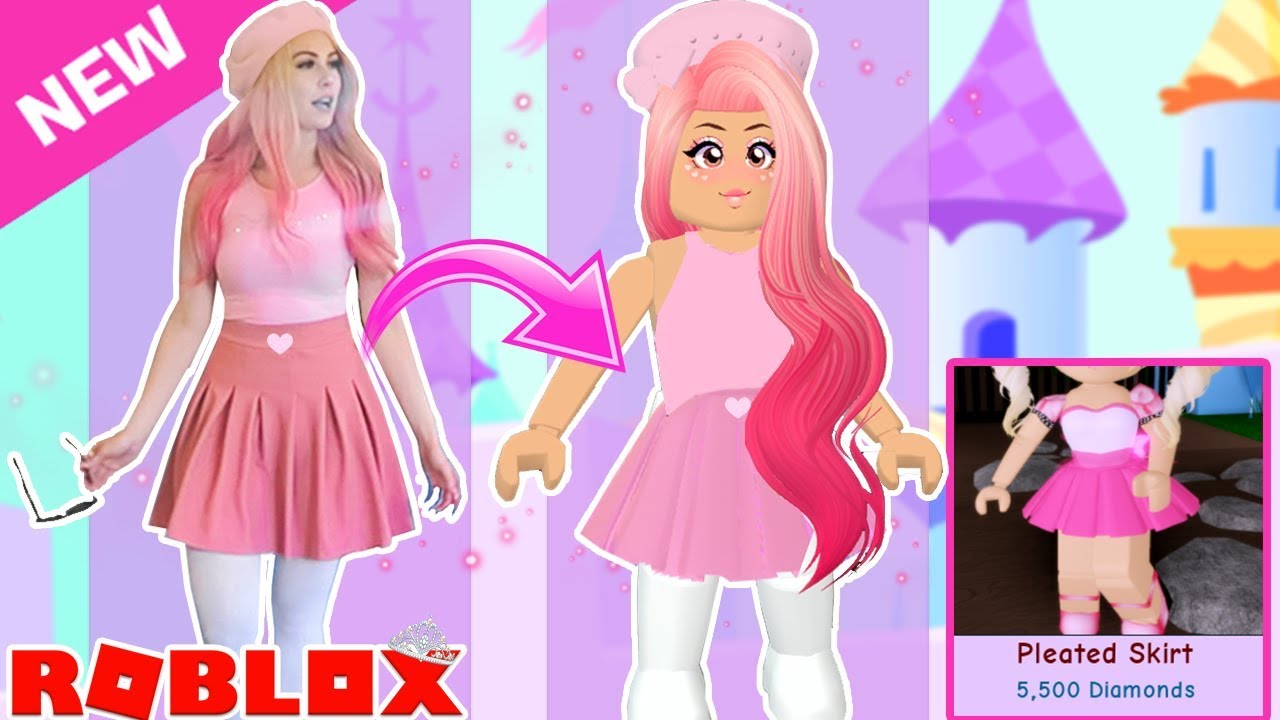 I Made My Royale High Character Look Like Me Irl Using The Brand New Skirt Royale High Update Youtube - transforming into ariana grande in roblox royale high again