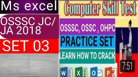 OSSSC Skill test 3 || Excel Graphs Pie-charts Practice || Learning with Priti By Santosh